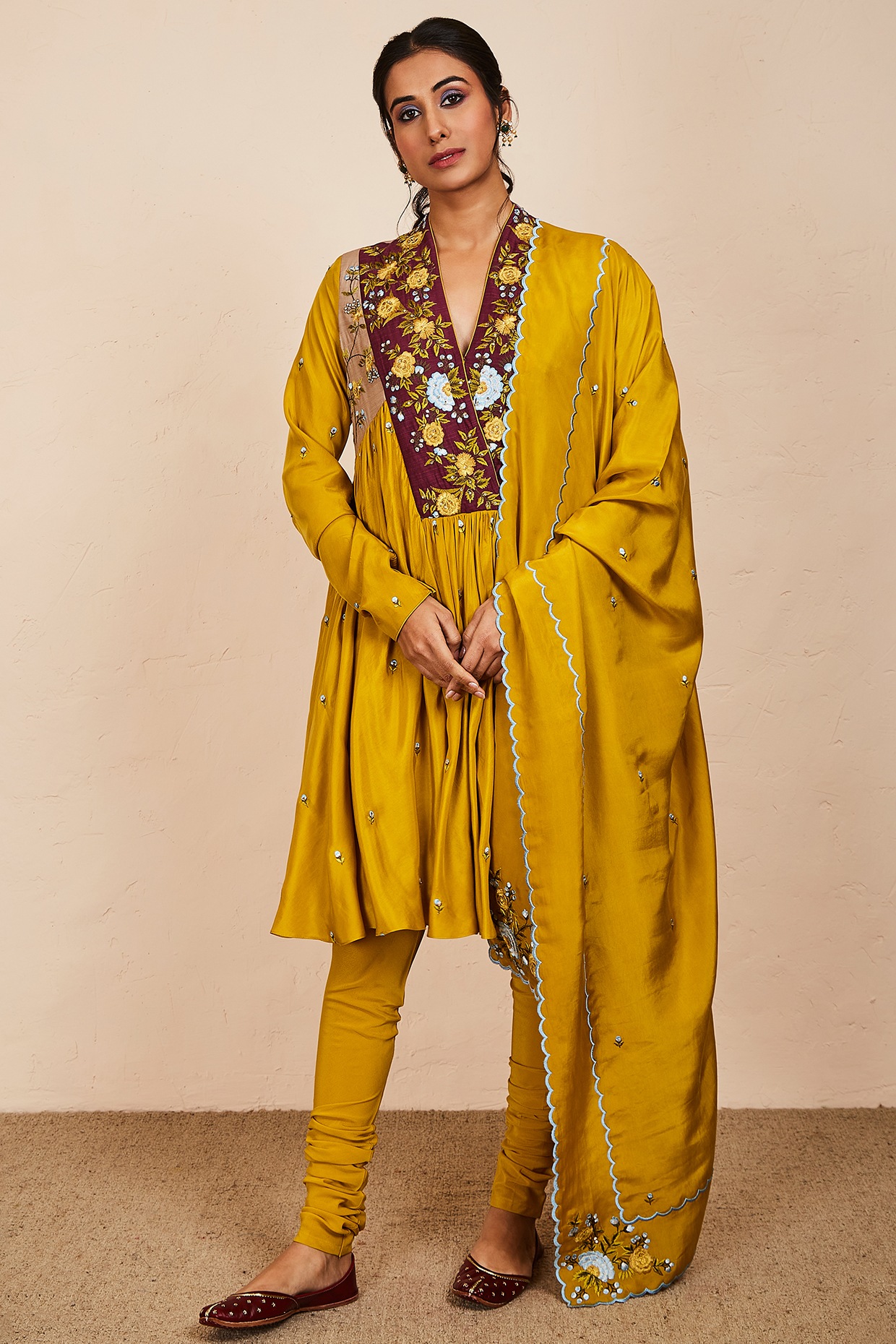 Buy Lime Kurta Suit Sets for Women by AVAASA SET Online | Ajio.com